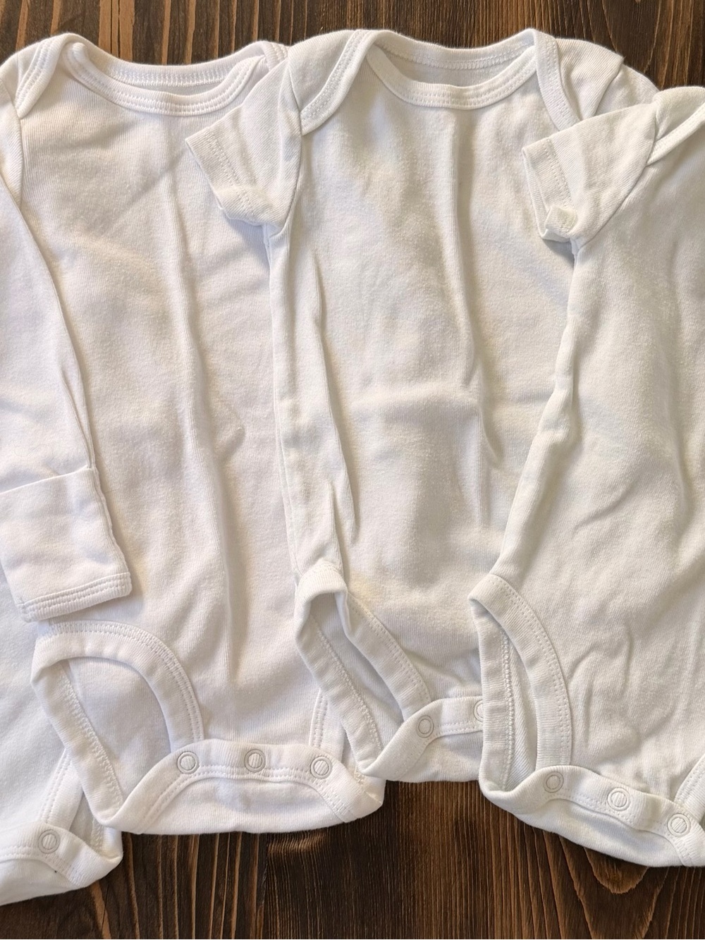 Carter's White Baby Bodysuit Set